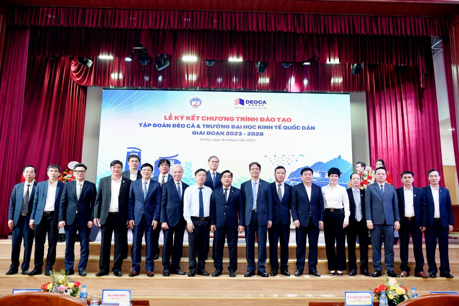 Trường Đại học Kinh tế Quốc dân và Tập đoàn Đèo Cả ký kết hợp tác chiến lược về đào tạo giai đoạn 2023 – 2028